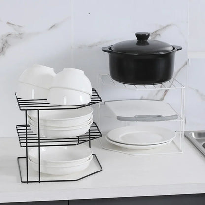 Rangement-vaisselle-étagère-dangle-pour-assiettes-bols-marmites