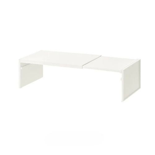 Rangement-vaisselle-étagère-rétractable-blanc