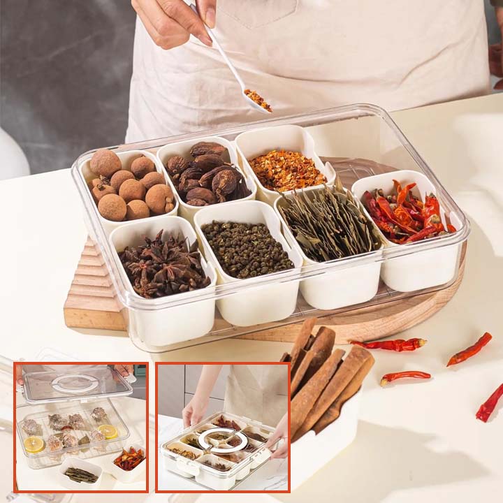 Ranges-epices-boîte-multi-compartiments-visibilité-parfaite