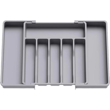 Range couverts | Extensible Gris