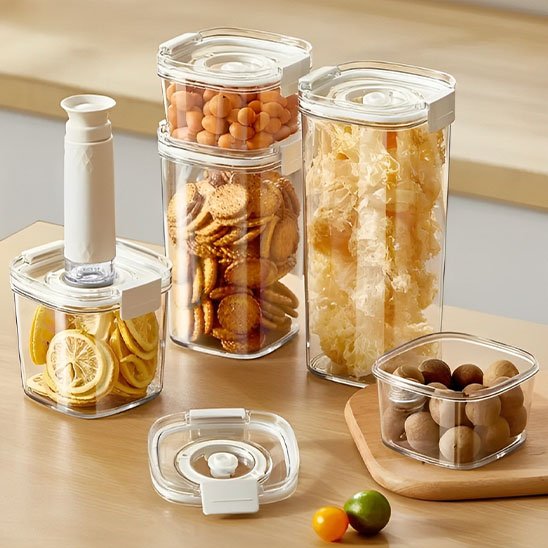 boite de conservation alimentaire transparente