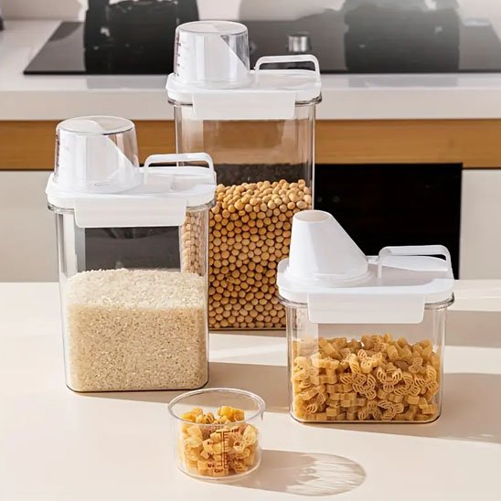 Boite hermétique alimentaire bec verseur aliments sains