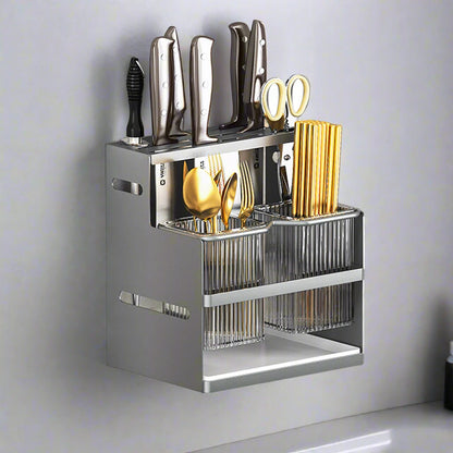 Égouttoir- Mural-Multifonction-modulable-pour-couverts
