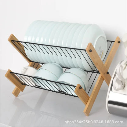 Égouttoir-vaisselle-design-range-vaisselle-deux-niveaux