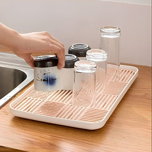 Égouttoir vaisselle design plateau en grille plan de travail sec