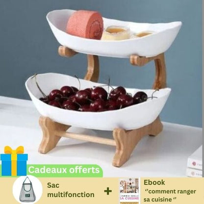 LUXFRUIT™ | PLATEAUX VITRINE A FRUIT - Range Zen Espace